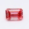 0.51 Carat Emerald Shaped Good Cut Pink- I1 Lab Grown Diamond