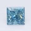 0.52 Carat Princess Shaped Good Cut Blue- SI2 Lab Grown Diamond
