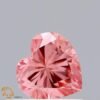 0.52 Carat Heart Shaped Good Cut Pink- SI1 Lab Grown Diamond