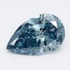 0.57 Carat Pear Shaped Good Cut Blue- SI1 Lab Grown Diamond