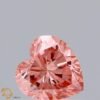 0.62 Carat Heart Shaped Good Cut Pink- SI1 Lab Grown Diamond