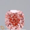 0.68 Carat Cushion Shaped Good Cut Pink- SI1 Lab Grown Diamond