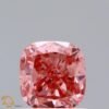 0.68 Carat Cushion Shaped Good Cut Pink- VS1 Lab Grown Diamond