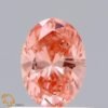 0.6 Carat Oval Shaped Good Cut Pink- VS2 Lab Grown Diamond