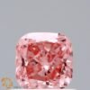 0.6 Carat Cushion Shaped Good Cut Pink- VVS2 Lab Grown Diamond