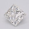 0.71 Carat Princess Shaped Excellent Cut H- VS2 Lab Grown Diamond