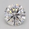 0.72 Carat Round Shaped Ideal Cut F- VS1 Lab Grown Diamond