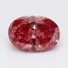 0.72 Carat Oval Shaped Good Cut Pink- SI2 Lab Grown Diamond