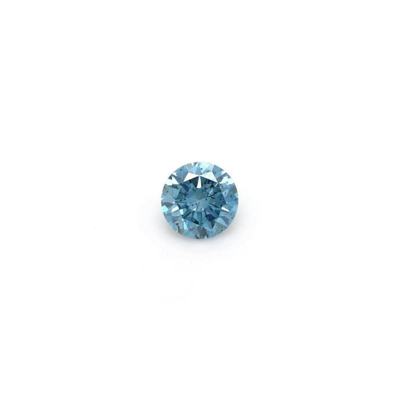 0.75 Carat Round Shaped Very Good Cut Blue- SI2 Lab Grown Diamond