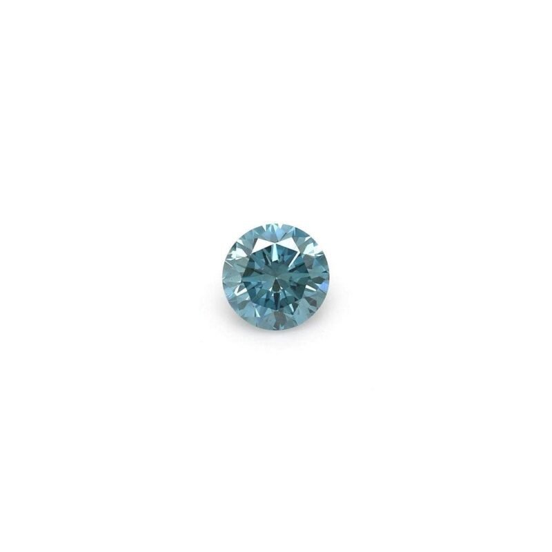 0.76 Carat Round Shaped Very Good Cut Blue- SI1 Lab Grown Diamond
