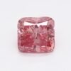 0.76 Carat Cushion Shaped Good Cut Pink- SI1 Lab Grown Diamond
