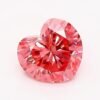 0.76 Carat Heart Shaped Very Good Cut Pink- VS2 Lab Grown Diamond