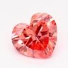 0.77 Carat Heart Shaped Good Cut Pink- SI1 Lab Grown Diamond