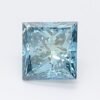 0.84 Carat Princess Shaped Very Good Cut Blue- SI1 Lab Grown Diamond
