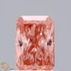 0.85 Carat Radiant Shaped Good Cut Pink- VS1 Lab Grown Diamond