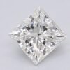 0.8 Carat Princess Shaped Excellent Cut G- VS1 Lab Grown Diamond