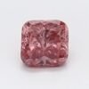 0.8 Carat Cushion Shaped Good Cut Pink- VS2 Lab Grown Diamond