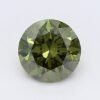 0.96 Carat Round Shaped Good Cut Green- SI1 Lab Grown Diamond