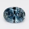 0.97 Carat Oval Shaped Very Good Cut Blue- SI1 Lab Grown Diamond