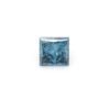 0.98 Carat Princess Shaped Good Cut Blue- VS2 Lab Grown Diamond