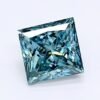 0.99 Carat Princess Shaped Good Cut Blue- VS1 Lab Grown Diamond