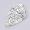0.9 Carat Pear Shaped Excellent Cut F- VS1 Lab Grown Diamond