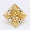 1.01 Carat Princess Shaped Good Cut Yellow- VS2 Lab Grown Diamond