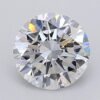 1.01 Carat Round Shaped Excellent Cut E- VS1 Lab Grown Diamond