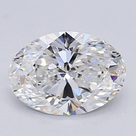 1.01 Carat Oval Shaped Excellent Cut F- VS1 Lab Grown Diamond