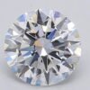 1.01 Carat Round Shaped Excellent Cut F- VS1 Lab Grown Diamond