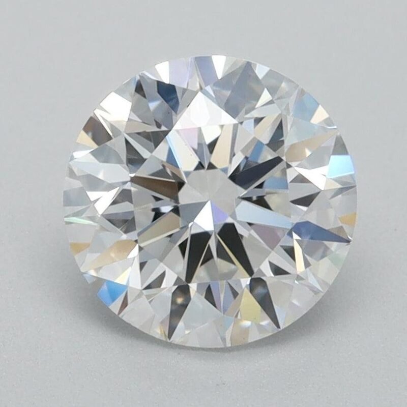 1.01 Carat Round Shaped Excellent Cut F- VS1 Lab Grown Diamond