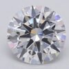 1.01 Carat Round Shaped Excellent Cut F- VS1 Lab Grown Diamond