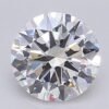 1.01 Carat Round Shaped Excellent Cut F- VS1 Lab Grown Diamond