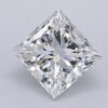 1.01 Carat Princess Shaped Excellent Cut G- VVS2 Lab Grown Diamond