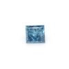 1.02 Carat Princess Shaped Good Cut Blue- SI1 Lab Grown Diamond