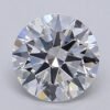 1.02 Carat Round Shaped Excellent Cut E- VS2 Lab Grown Diamond