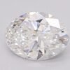 1.02 Carat Oval Shaped Excellent Cut F- VS1 Lab Grown Diamond