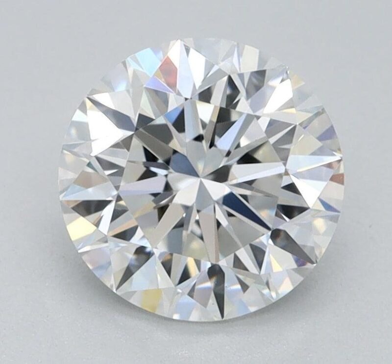 1.02 Carat Round Shaped Excellent Cut F- VS1 Lab Grown Diamond