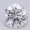 1.02 Carat Round Shaped Excellent Cut F- VS1 Lab Grown Diamond
