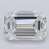 1.02 Carat Emerald Shaped Excellent Cut F- VS2 Lab Grown Diamond