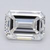 1.02 Carat Emerald Shaped Excellent Cut F- VS2 Lab Grown Diamond