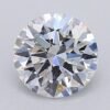 1.02 Carat Round Shaped Excellent Cut F- VS2 Lab Grown Diamond