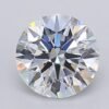 1.02 Carat Round Shaped Excellent Cut F- VS2 Lab Grown Diamond