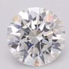1.02 Carat Round Shaped Excellent Cut F- VS2 Lab Grown Diamond