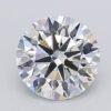 1.02 Carat Round Shaped Excellent Cut F- VS2 Lab Grown Diamond