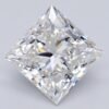 1.02 Carat Princess Shaped Excellent Cut F- VVS2 Lab Grown Diamond