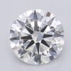 1.02 Carat Round Shaped Excellent Cut F- VVS2 Lab Grown Diamond