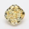 1.02 Carat Cushion Shaped Good Cut Yellow- SI1 Lab Grown Diamond