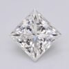 1.02 Carat Princess Shaped Excellent Cut G- VS1 Lab Grown Diamond