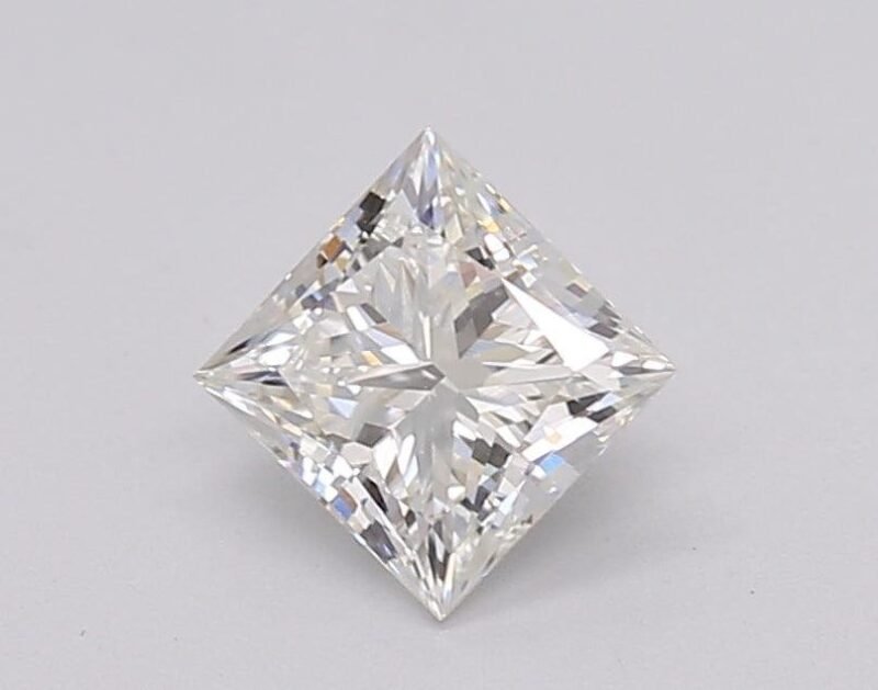 1.02 Carat Princess Shaped Excellent Cut G- VS1 Lab Grown Diamond